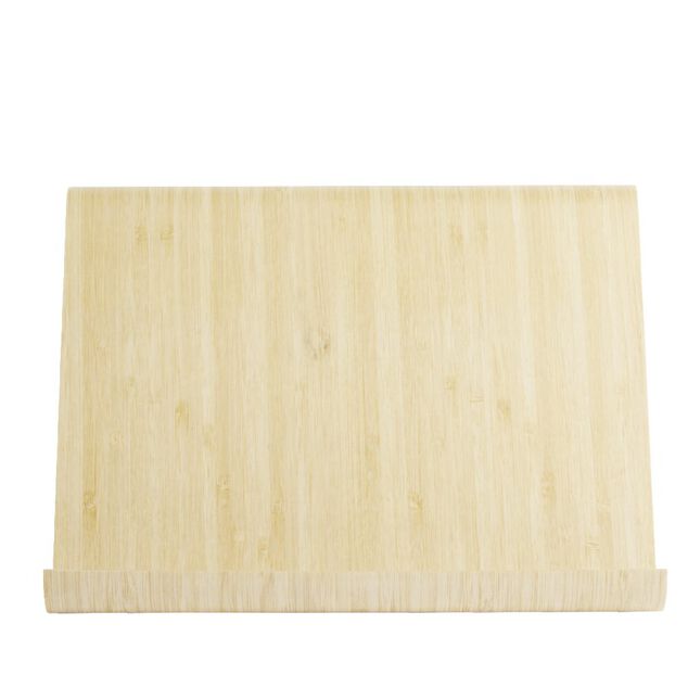 Support tablette en bambou &agrave; poser ou suspendre L26x16xH12,5cm