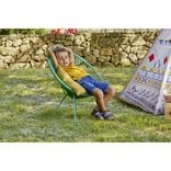 Fauteuil de jardin enfant Urban filaire bleu 56x49xH67cm