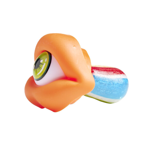 Bonbon Halloween sucette tétine B Pop avec dents ou oeil
