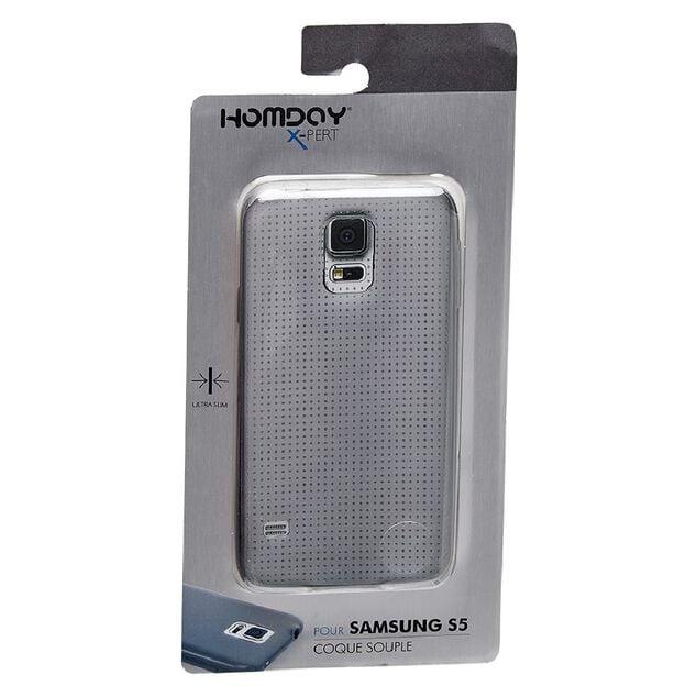 Coque SAMSUNG 5S souple HOMDAY X-Pert gris