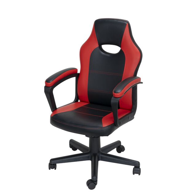 Chaise gaming pro max noire et rouge 55xP56xH110/112cm