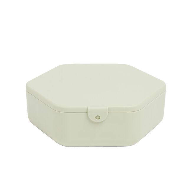 Boîte organisateur à cosmétique et bijoux avec miroir 15x14cm (2 modèles)