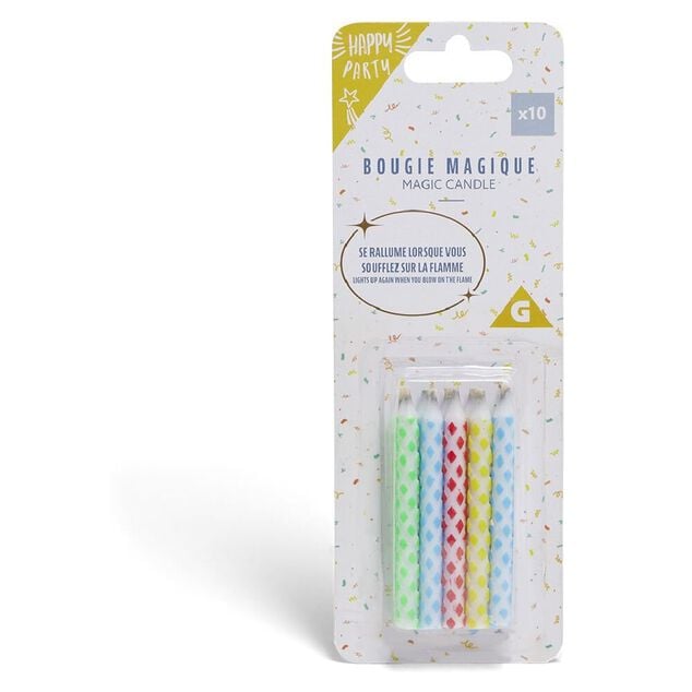 Bougie magique x10