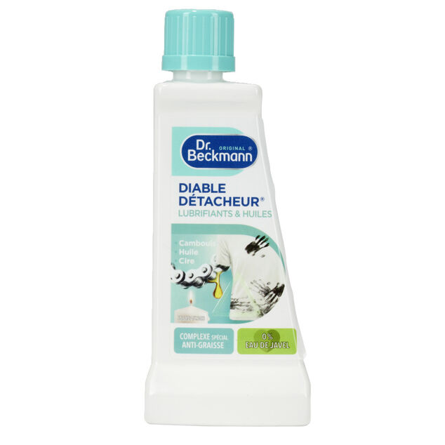 Détachant Dr Beckmann lubrifiants et huiles anti-graisse 0% de javel 50ml