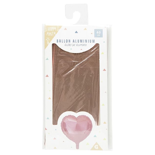 Ballon coeur en aluminium