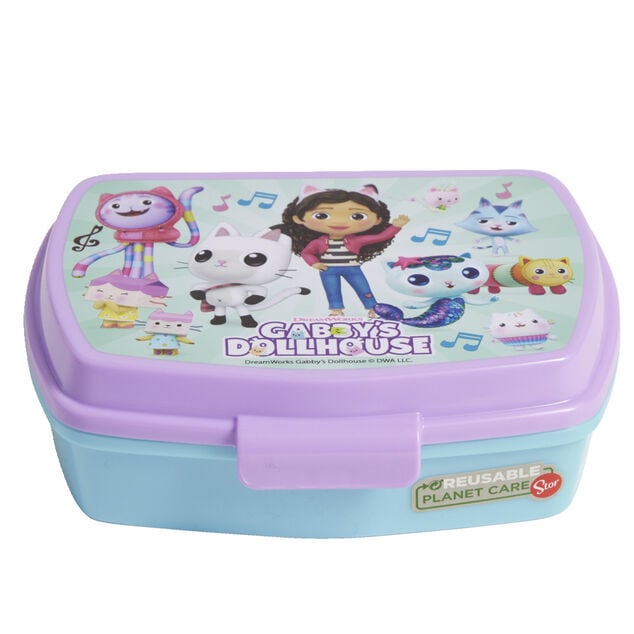 Bo&icirc;te &agrave; sandwich Gabby et la Maison Magique plastique 14x17x5,6cm