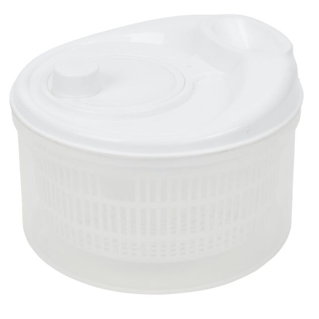 Essoreuse &agrave; salade plastique blanc 4,5l