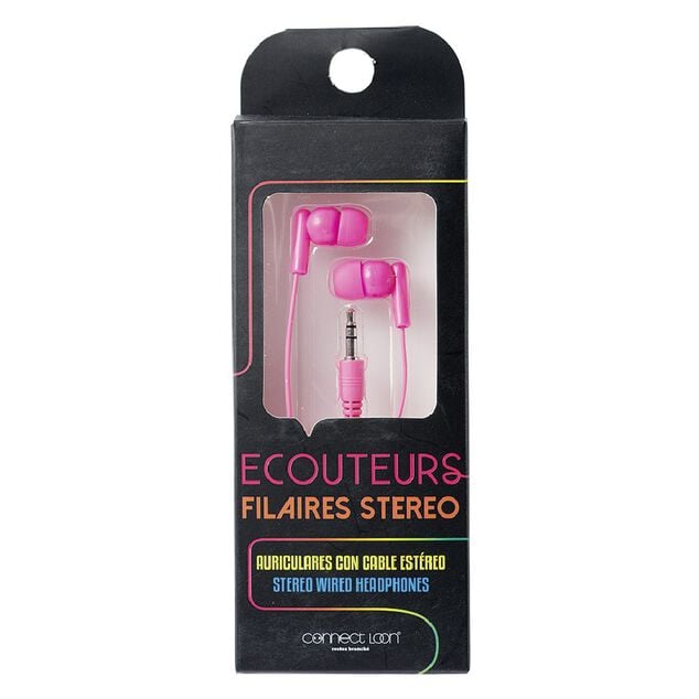 &Eacute;couteur filaire intra auriculaire L. 120 cm