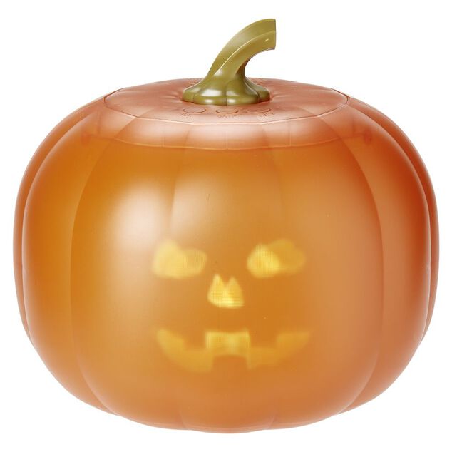 Citrouille anim&eacute;e orange
