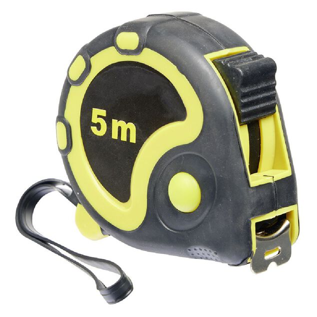 Mètre noir et jaune 5 m