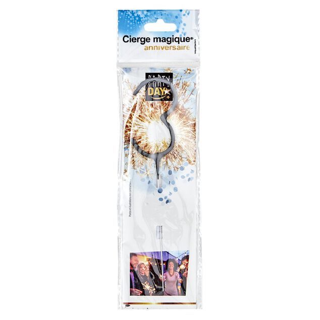 Cierge magique chiffre 3