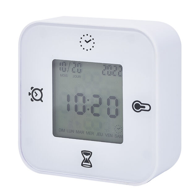 R&eacute;veil digital carr&eacute; r&eacute;tro&eacute;clair&eacute;