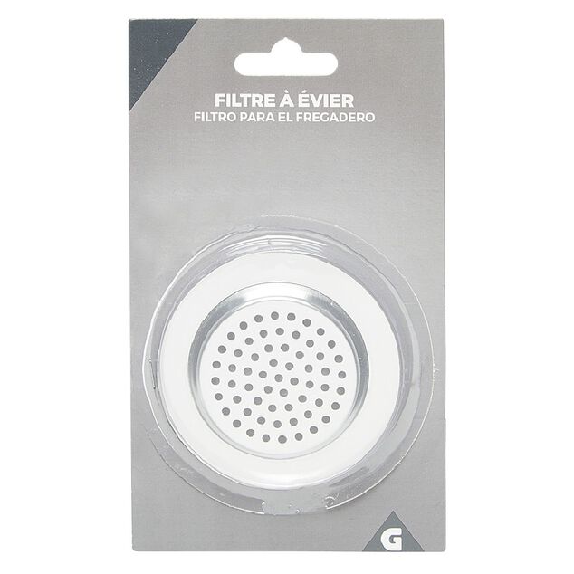 Filtre &agrave;  &eacute;vier en inox