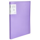 Prot&egrave;ge document A4 couverture violet transparent 60 vues