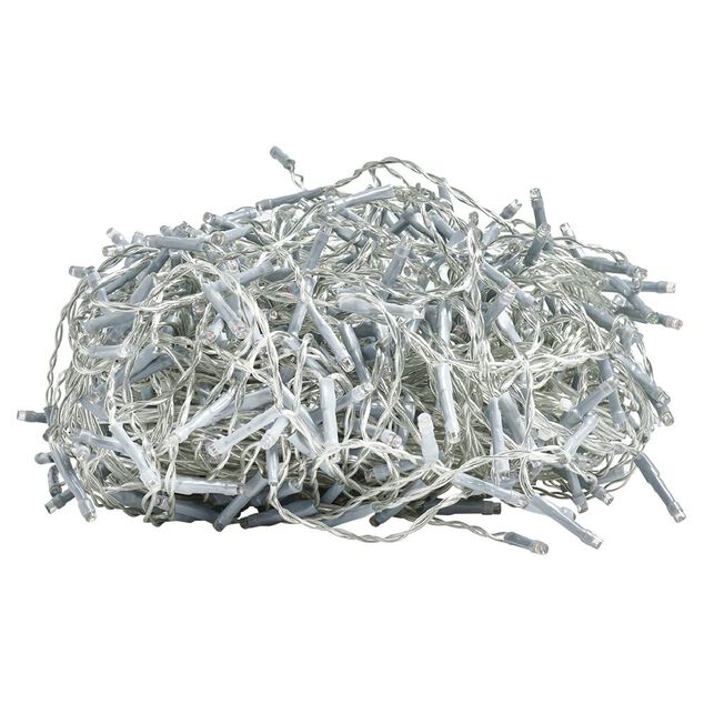 Bordure électrique 400 LED 9,8m d'éclairage blanc froid