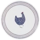 Set de table rond plastique poule &Oslash;38cm