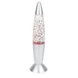 Lampe à paillettes changement de couleur Ø9xH35cm doré