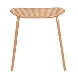 Tabouret acier perfor&eacute; Faro orange 45x28xH45cm