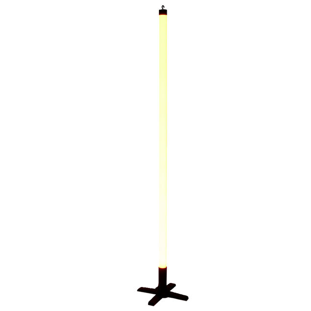 Tube n&eacute;on LED rouge plastique &Oslash;3,3xH116cm