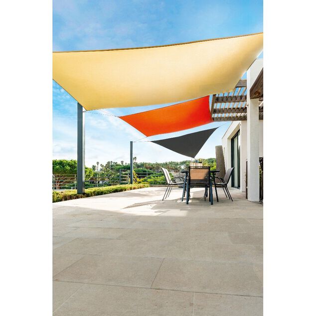 Voile d'ombrage Carr&eacute;e terracotta