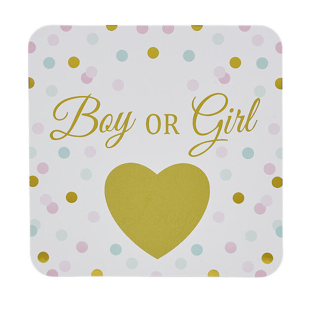 Carte &agrave; gratter r&eacute;v&eacute;lation fille ou gar&ccedil;on x6 (2 mod&egrave;les)