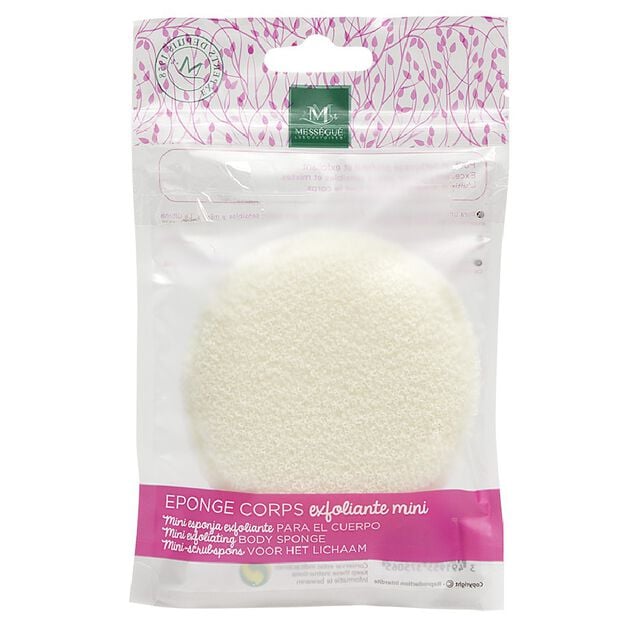 &Eacute;ponge corps ovale blanche