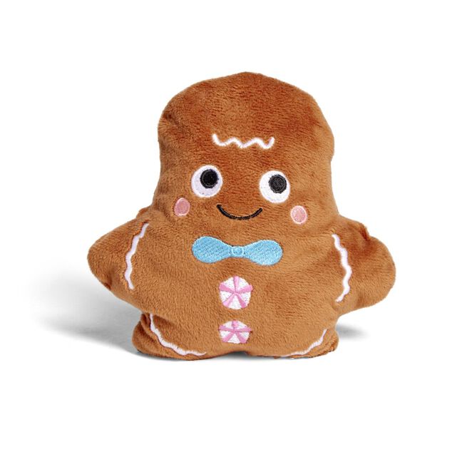 Bouillote Noël pain d'épices marron 14x15cm