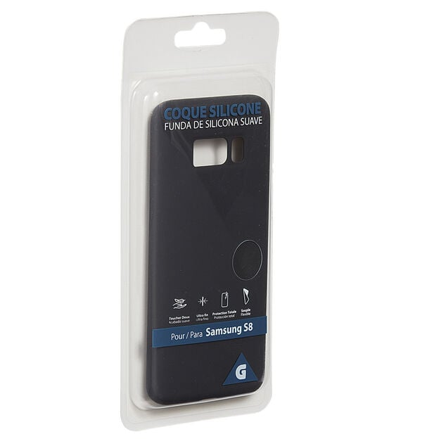 Coque en silicone Samsung S8 noir