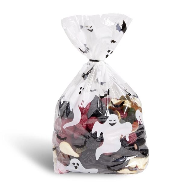 Sachet &agrave; bonbons pour Halloween x25 (3 mod&egrave;les)