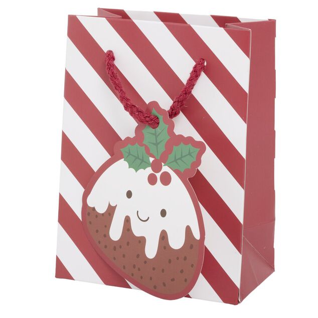 Sac cadeau de Noël Candy petit modèle H14,5cm (2 modèles)