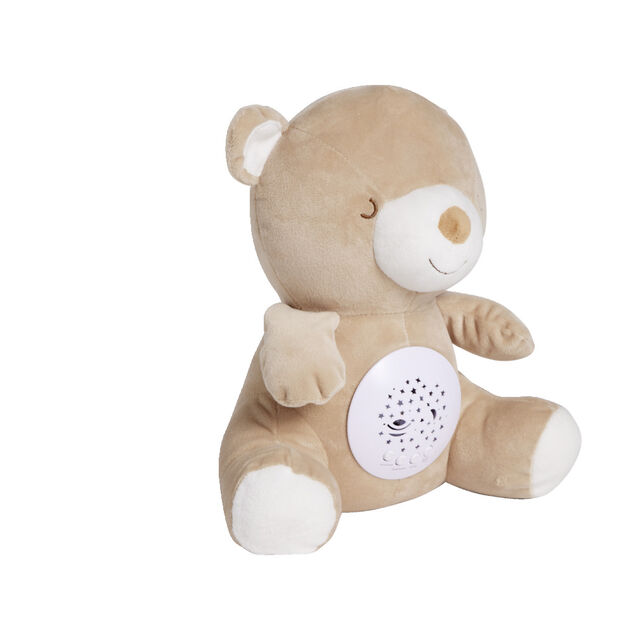 Peluche ours lumineux et sonore 24,5x17xH24,5cm