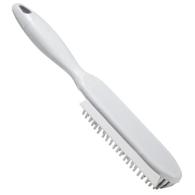 Balayette en silicone grise