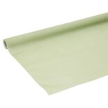 Nappe en papier voie s&egrave;che vert olive 120x400 cm