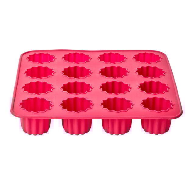 Moule silicone rose 16 cannelés