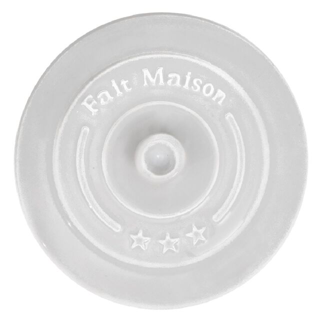 Mini cocotte ronde cr&egrave;me