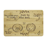 Plateau Père Noël en bambou