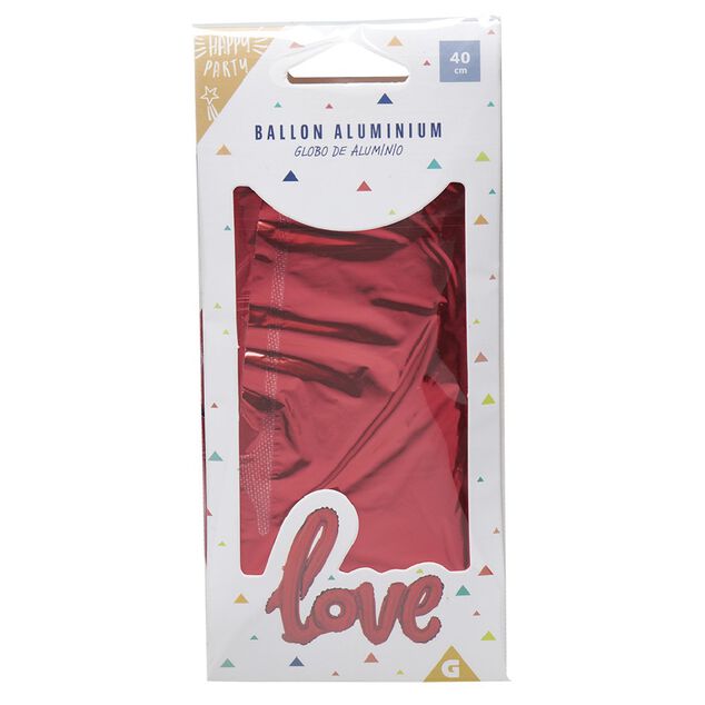 Ballon LOVE en aluminium