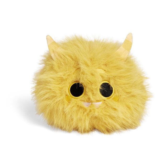 Peluche yéti jaune 24x17xH20cm
