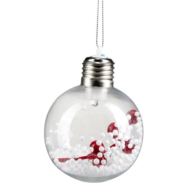 Boule lumineuse de Noël Ø8cm