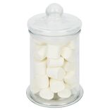 Bocal en verre transparent avec couvercle hermétique 1,75L - H.19cm