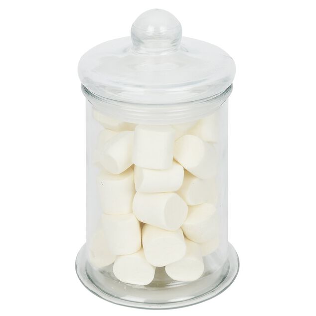 Bocal en verre transparent avec couvercle hermétique 1,75L - H.19cm