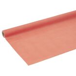 Nappe en papier voie s&egrave;che effet tissu orange