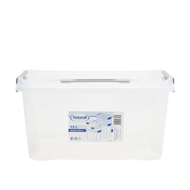 Box de rangement Combi Tontarelli 13 L transparent