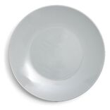 Assiette &agrave; dessert ronde Madrid gr&egrave;s vert d'eau &Oslash;20cm