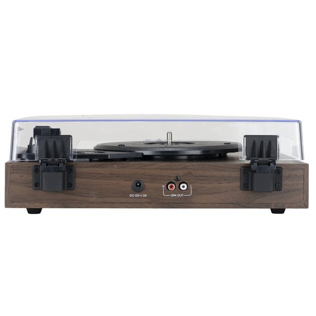Platine vinyle avec 2 enceintes bluetooth 10W L35X30X11 cm