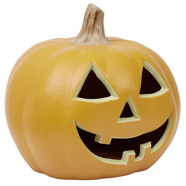 Citrouille XL souriante d&eacute;co Halloween &agrave; poser