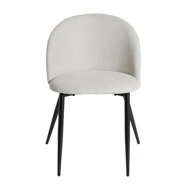 Chaise Ga&euml;lle noir et gris L51xP55xH75cm