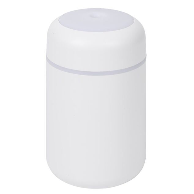 Mini humidificateur électrique USB plastique blanc Ø7,8xH11,9cm