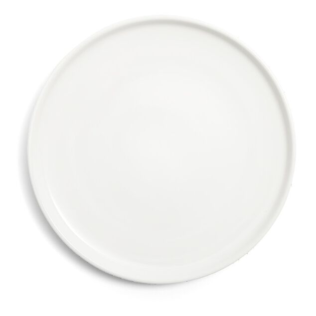 Assiette plate Oslo en gr&egrave;s blanc &Oslash;27cm