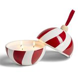 Bougie bonbonni&egrave;re de No&euml;l senteur fruits rouges